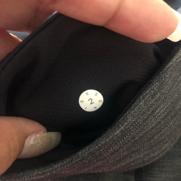 Lululemon Inspire Tight II 25” Heathered Black 2 - Picture 6 of 6